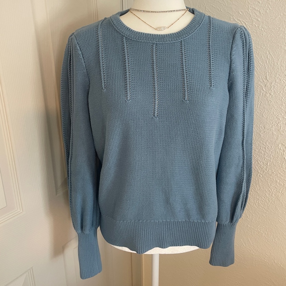Ralph Lauren Dusty Blue Crew Neck Sweater